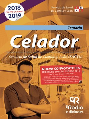 cover image of Celador. Temario. Servicio de Salud de Castilla y León